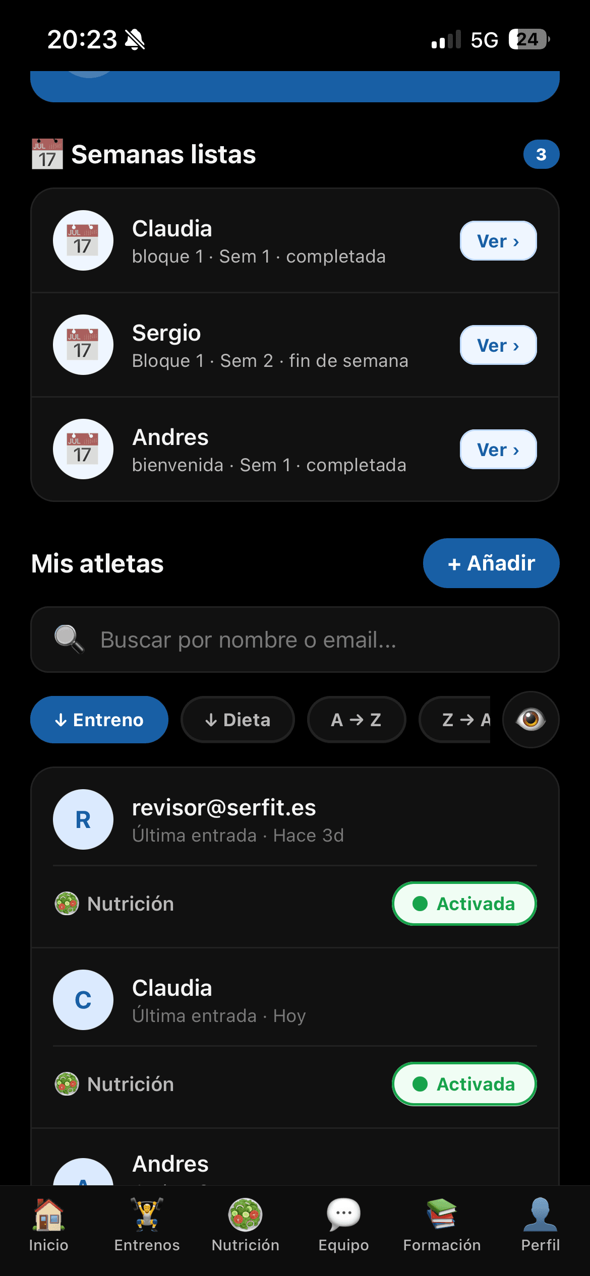 Atletas